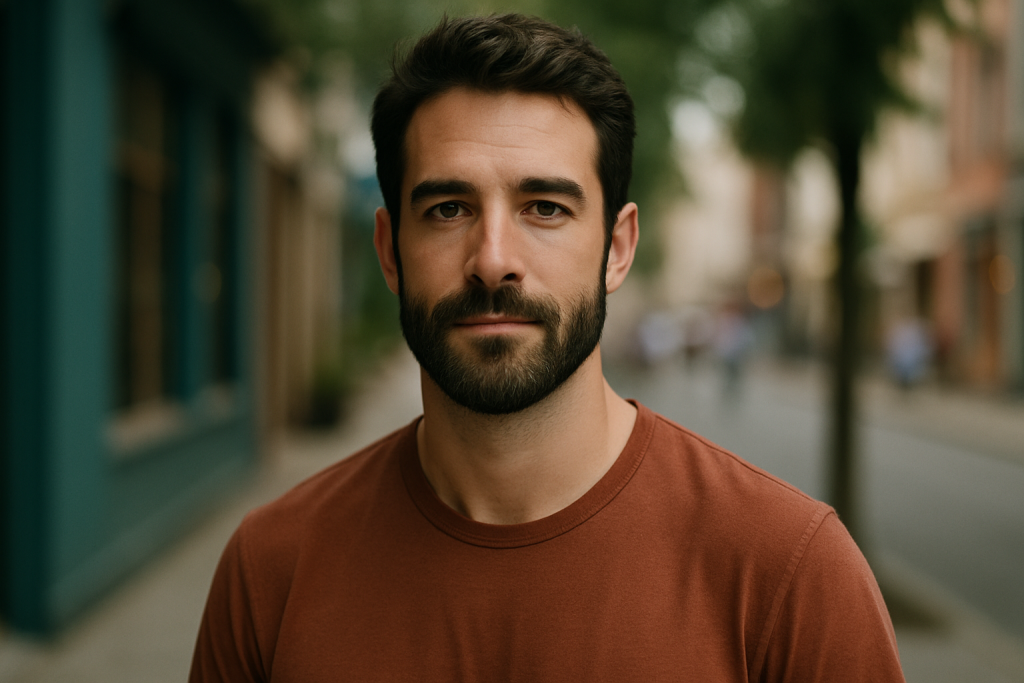 homem verdadeiro naturalmente magnético